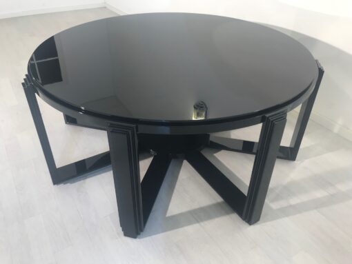 Art Deco Inspired Design Couch Table High Gloss Black, Design Furniture, Interior Design Sourcing, High Gloss Black Table, Luxury Furniture