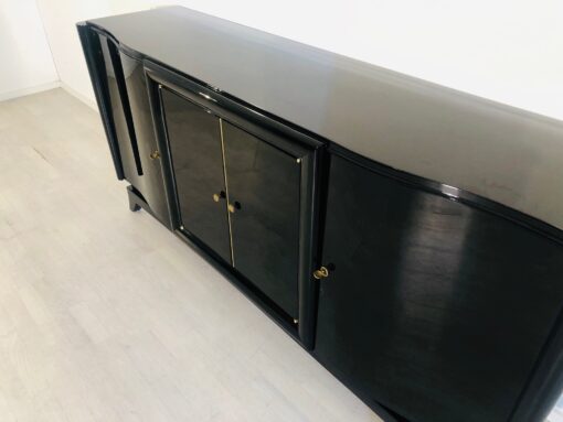 Classic Art Deco Sideboard with Serpentine Doors 1920s, Luxury Antiques, Design Furniture, 1920s french furniture, Art Deco Antiques, Art Deco for Sale