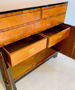 1930s Art Deco Dresser made of Walnut Burlwood, Art Deco Furniture, Storage, design furniture, antique burl wood commode, sideboards, antique storage