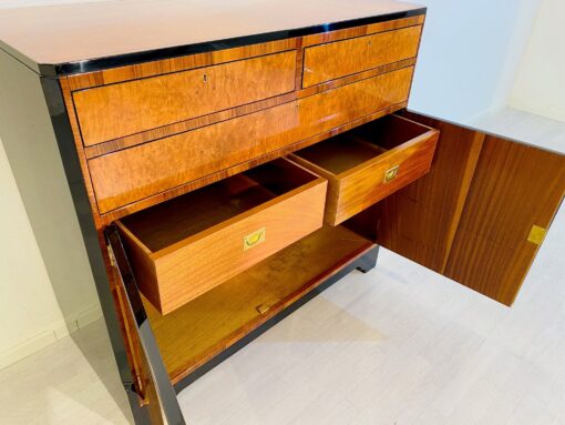 1930s Art Deco Dresser made of Walnut Burlwood, Art Deco Furniture, Storage, design furniture, antique burl wood commode, sideboards, antique storage