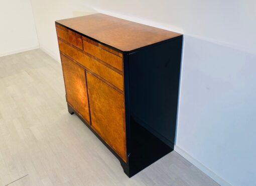 1930s Art Deco Dresser made of Walnut Burlwood, Art Deco Furniture, Storage, design furniture, antique burl wood commode, sideboards, antique storage