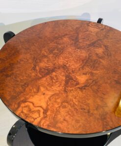 Art Deco Side Table Coffe Table Burl Wood, antique side tables, luxury art deco furniture, art deco for sale, burl wood table