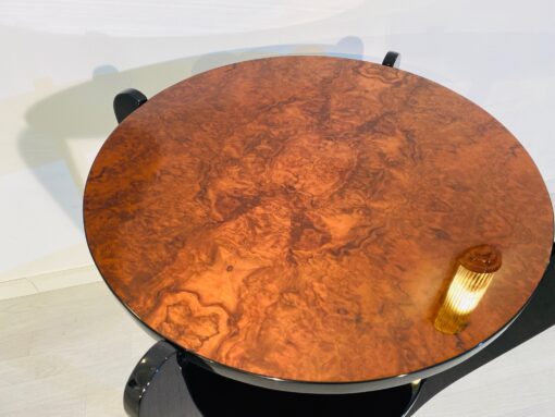 Art Deco Side Table Coffe Table Burl Wood, antique side tables, luxury art deco furniture, art deco for sale, burl wood table