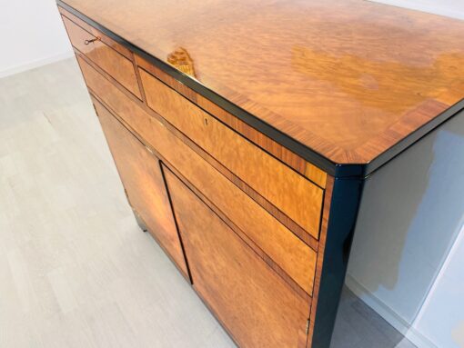 1930s Art Deco Dresser made of Walnut Burlwood, Art Deco Furniture, Storage, design furniture, antique burl wood commode, sideboards, antique storage