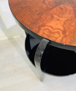 Art Deco Side Table Coffe Table Burl Wood, antique side tables, luxury art deco furniture, art deco for sale, burl wood table