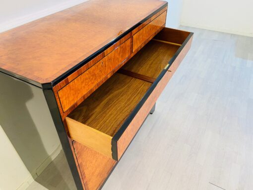 1930s Art Deco Dresser made of Walnut Burlwood, Art Deco Furniture, Storage, design furniture, antique burl wood commode, sideboards, antique storage