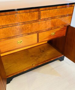 1930s Art Deco Dresser made of Walnut Burlwood, Art Deco Furniture, Storage, design furniture, antique burl wood commode, sideboards, antique storage