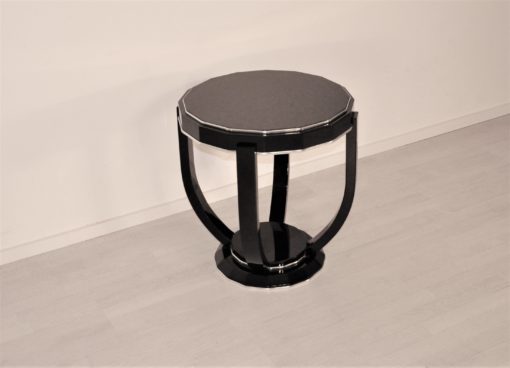 Art Deco Design Side Table with Sixteen Corners, Luxury Side Tables, Design furniture, art deco furniture, interior design sourcing, high gloss furniture