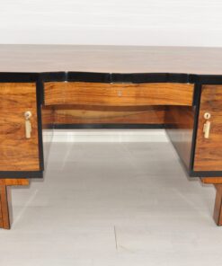 1920s Art Deco Walnut Wood Desk from France, Luxury antiques, Art Deco furniture, restoration, high gloss desks, walnut wood furniture, interior design