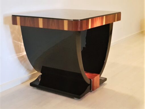 Art Deco Style Side Table Gondola, Side Tables, Luxury Furniture, Art Deco style furniture, living room tables, small tables, coffee table, high gloss