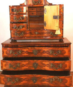 Tabernacle Chest of Drawers, Baroque, Dresden, 1760, Unrestored