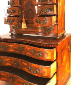 Tabernacle Chest of Drawers, Baroque, Dresden, 1760, Unrestored