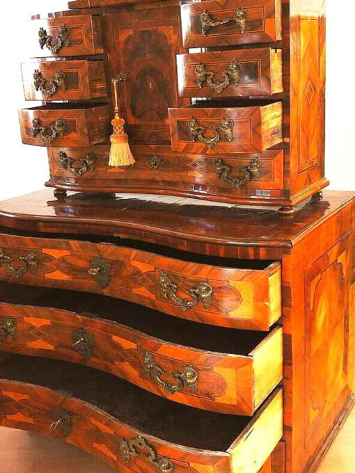 Tabernacle Chest of Drawers, Baroque, Dresden, 1760, Unrestored